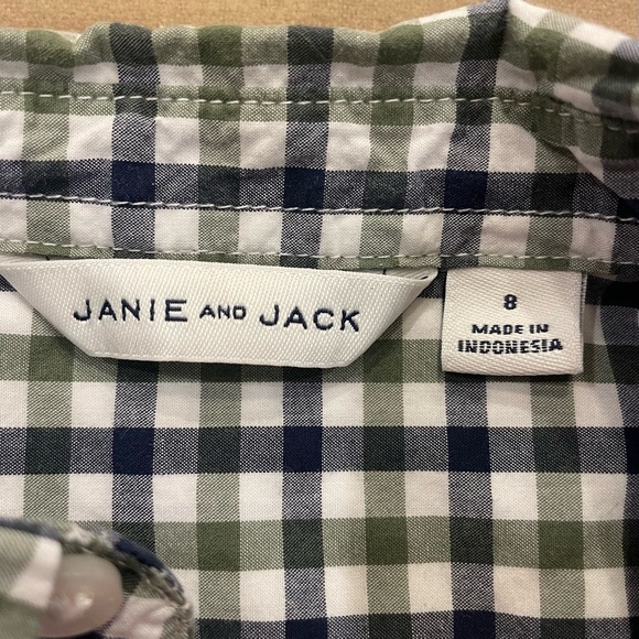 Janie & Jack Boys Velvet Vest and Button Down Set Size 8 - Picture 10 of 16